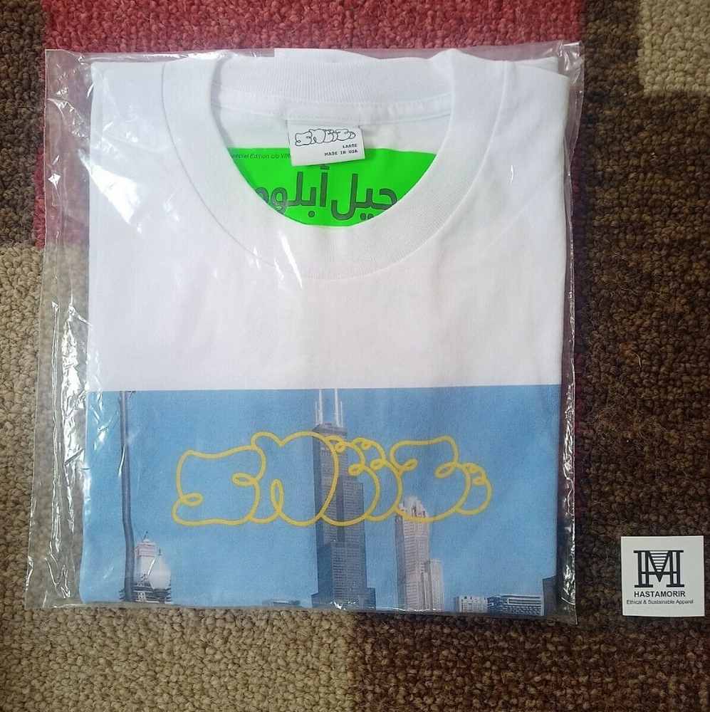 Virgil Abloh X Sneeze cotton made in USA tee